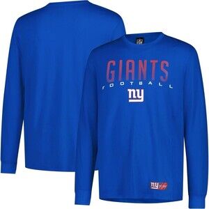 NFL Adult Super Soft Game Day Giants Long Sleeved Shirt Size Large - NEW w/Tags